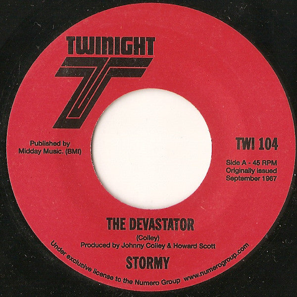STORMY (ストーミー)  - The Devastator (US 限定再発「黒盤」 7"+カンパニースリーブ/New)