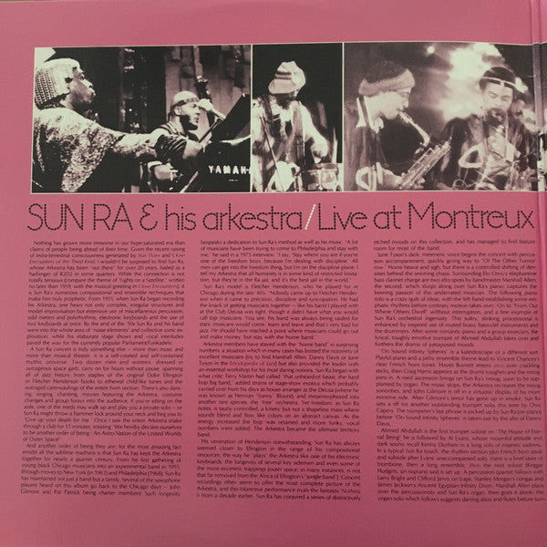 SUN RA & His Arkestra (サン・ラ & ヒズ・アーケストラ)  - Live At Montreux (US Ltd.Reissue LP-GS/New)