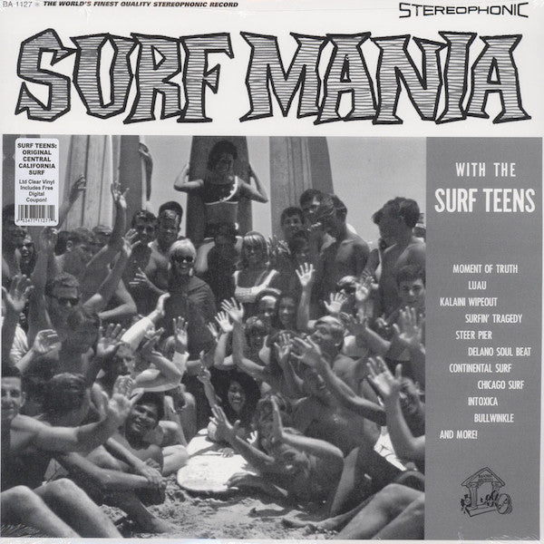 SURF TEENS (サーフティーンズ)  - Surf Mania (US Ltd.Reissue Clear Vinyl LP/New)