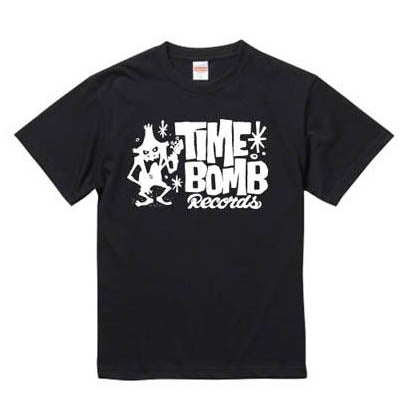 TIME BOMB RECORDS - Time Bomb Records Logo T-Shirt（Black）