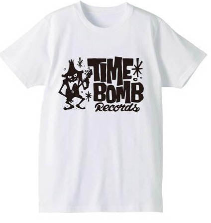TIME BOMB RECORDS - Time Bomb Records Logo T-Shirt（White）