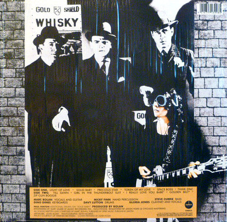 T.REX (T.レックス)  - Bolan's Zip Gun (UK Ltd.Remastered Reissue 180g LP/New-DEMREC-05) くり抜きジャケ再現限定復刻再発！