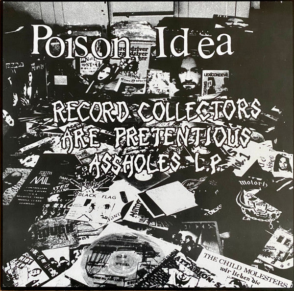 POISON IDEA (ポイズン・アイデア)  - Record Collectors Are Pretentious Assholes (US Ltd.Reissue Clear Vinyl LP「廃盤 New」 )