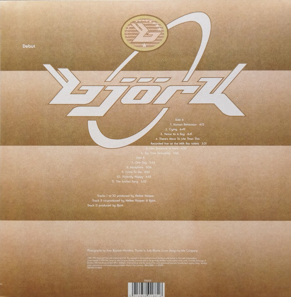 BJORK (ビョーク)  - Debut (EU 限定復刻再発 LP/NEW)