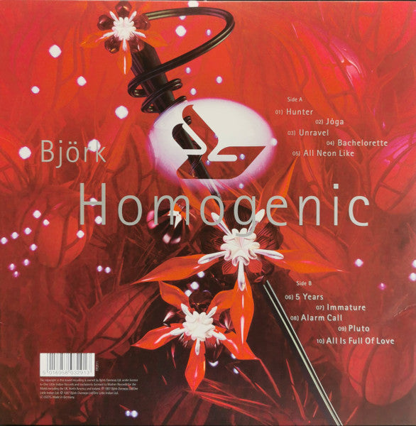 BJORK (ビョーク)  - Homogenic (EU Limited Reissue 180g LP/NEW)