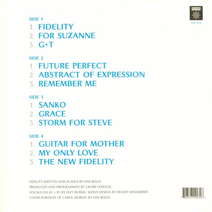 DURUTTI COLUMN, THE (ドルッティ・コラム)  - Fidelity (EU 500枚限定復刻リマスター再発180グラム「黒盤」 LP/NEW)