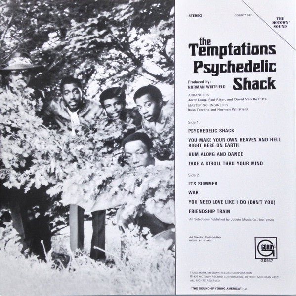 TEMPTATIONS (テンプテーションズ)  - Psychedelic Shack (US Ltd.Reissue LP/New)