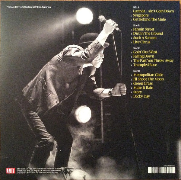 TOM WAITS   (トム・ウェイツ)  - Glitter And Doom Live (US Ltd.Reissue 2xLP/New)