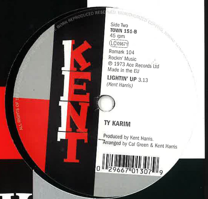 TY KARIM (タイ・カリム)  - You Just Don't Know / Lightin' Up (UK Ltd.Reissue 7"+CS/New）