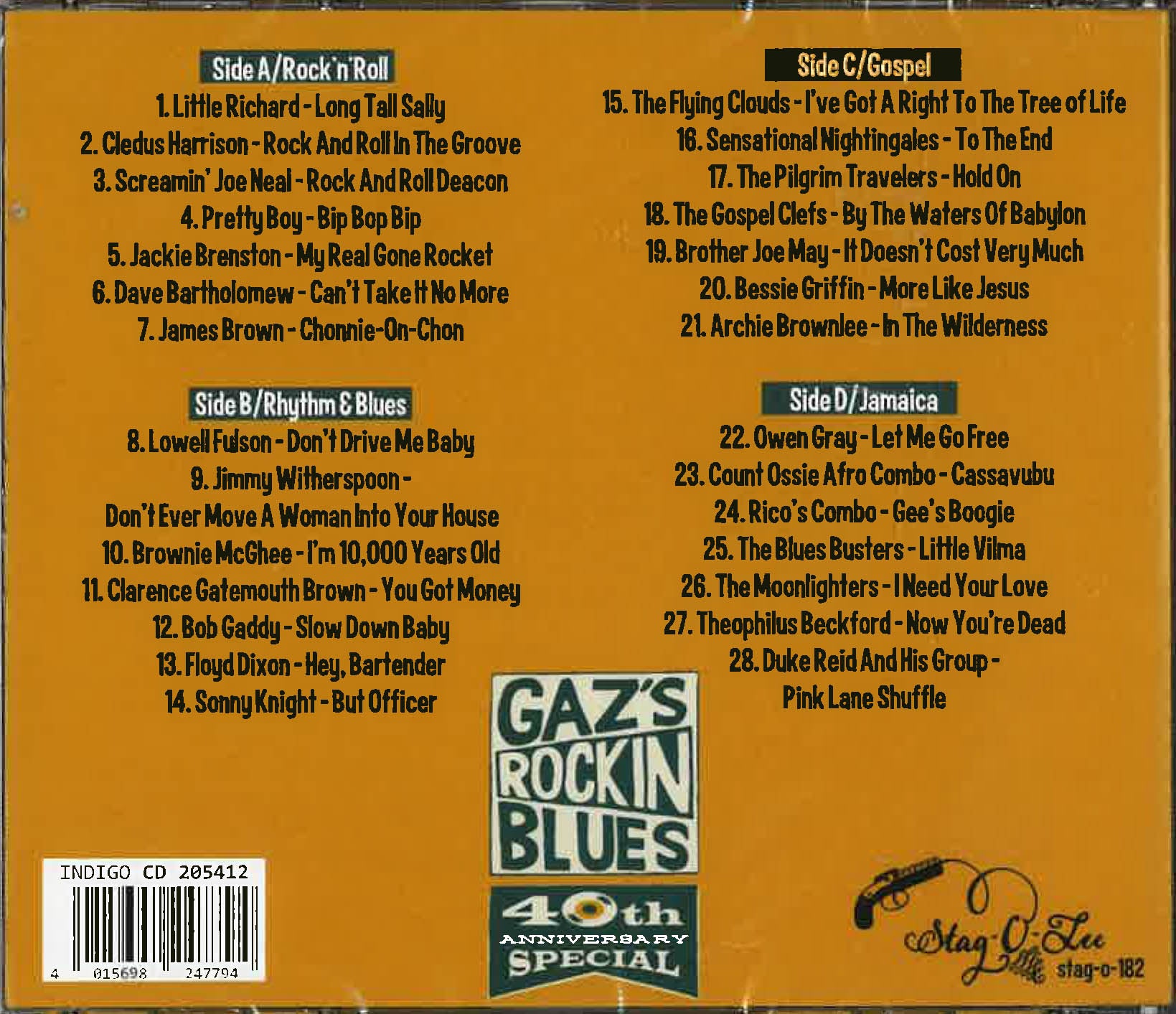 V.A. - Gaz's Rockin' Blues - 40th Anniversary Special (German CD/New)