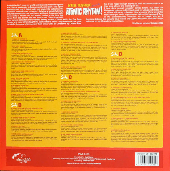 V.A. - Keb Darge Presents Atomic Rhythm ! (German 限定アナログ 2xLP/New)