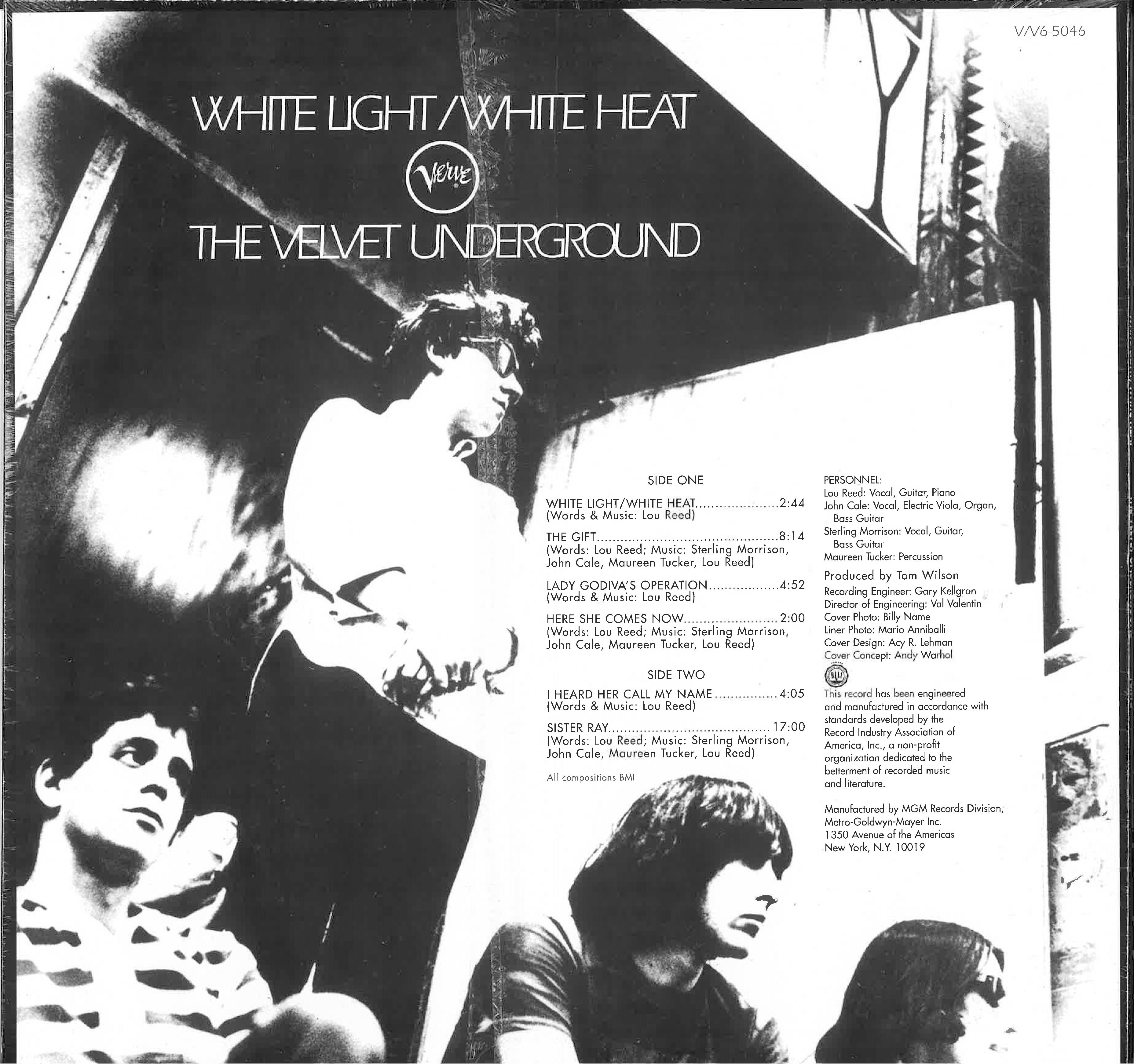 VELVET UNDERGROUND - White Light / White Heat (US Ltd.Reissue Stereo LP/New)