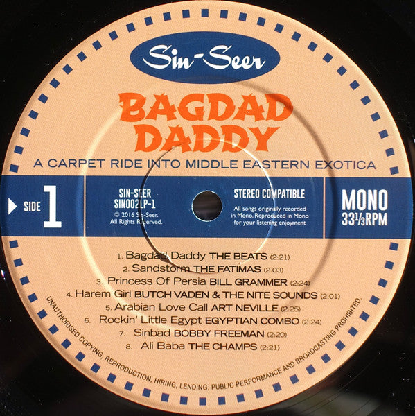 V.A. (50’s & 60’s 中近東イメージ・エギゾティック怪曲コンピ) - Bagdad Daddy (OZ 限定プレス LP/New)