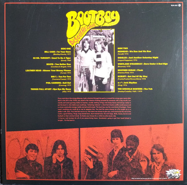 V.A. - Bootboy Discotheque Vol.1 (UK Limited LP/New)