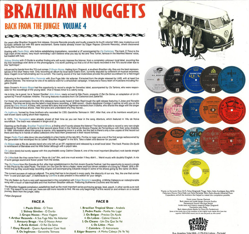 V.A. - Brazilian Nuggets: Back From The Jungle Vol.4 (Portugal Ltd.LP/New)