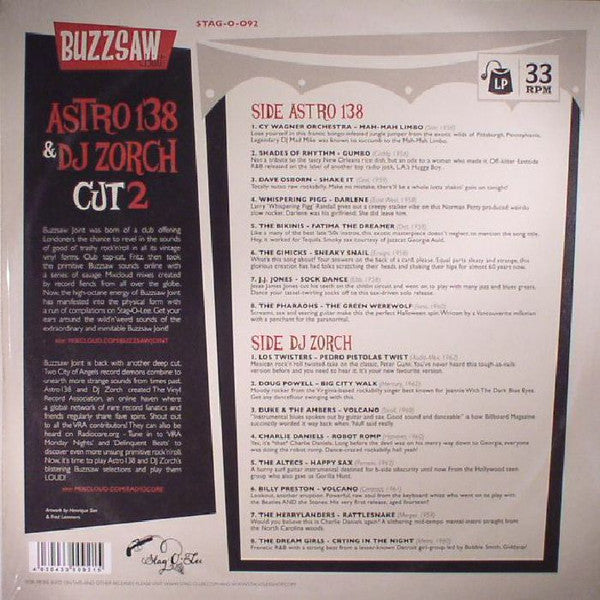 V.A. - Buzzsaw Joint Cut 2 - Astro 138 & DJ Zorch (German Ltd.LP/New)