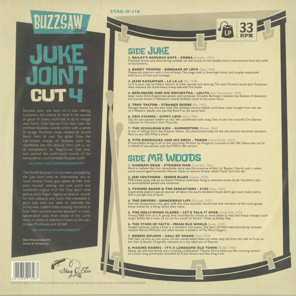 V.A. - Buzzsaw Joint Cut 4 - Juke Joint (German Ltd.LP/New)