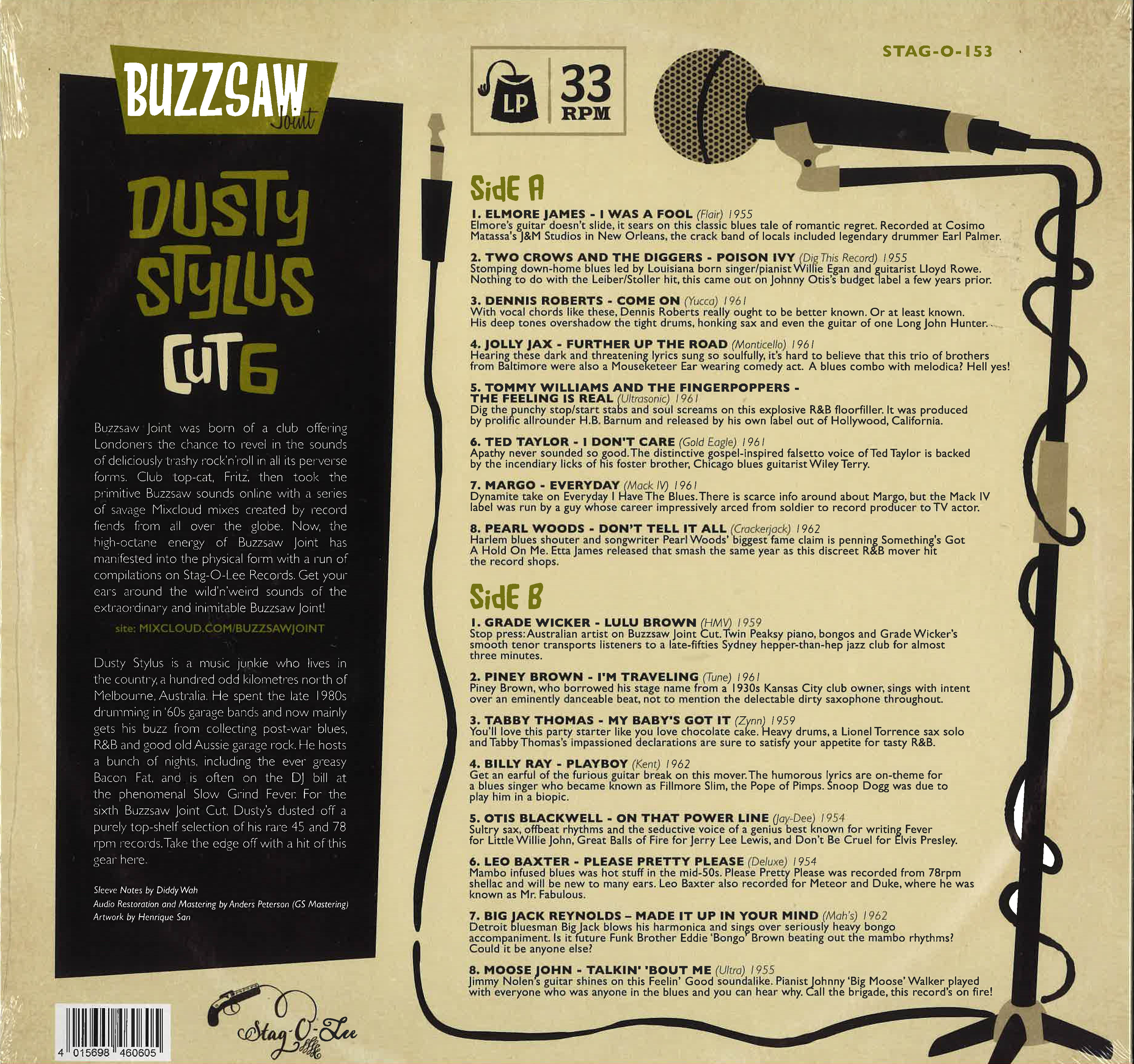 V.A. - Buzzsaw Joint Cut 6 - Dusty Stylus Cut (German Ltd.LP/New)