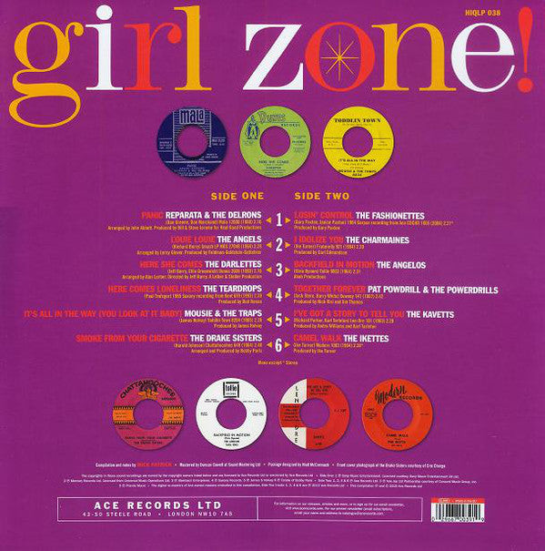 V.A. - GIRL ZONE ! (EU Ltd.Red Vinyl LP/New)