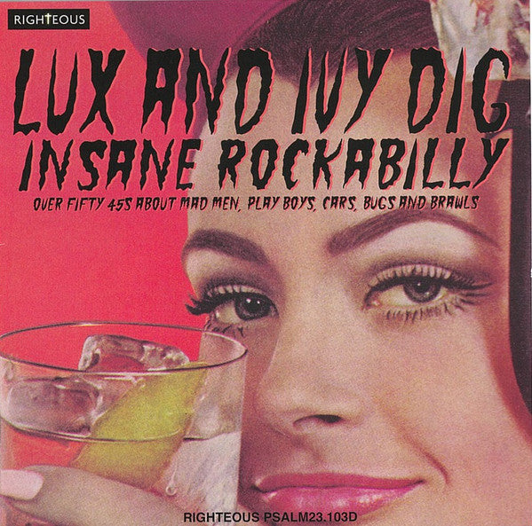 V.A.(クランプスのラックス&アイヴィー夫妻秘蔵レコード編集） - LUX & IVY Dig：Insane Rockabilly (UK Limited 2x CD/New)