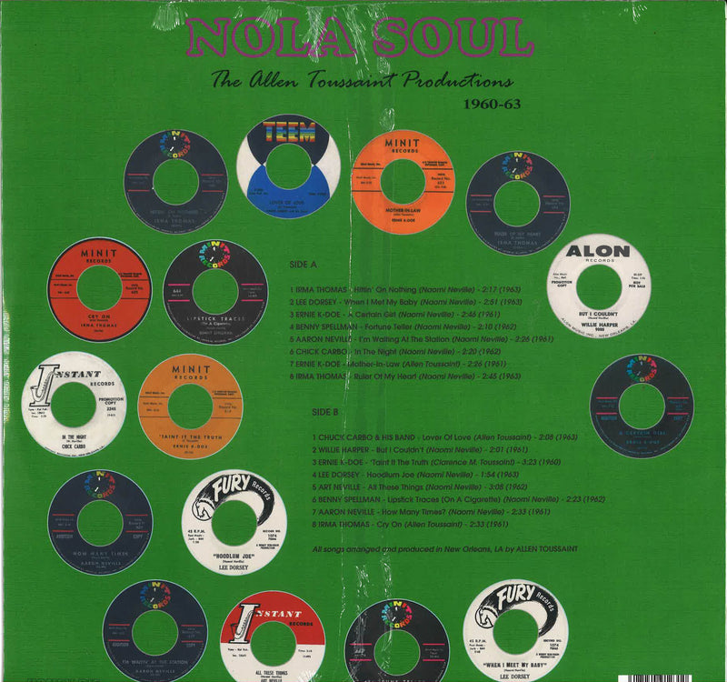 V.A. - NOLA Soul - The Allen Toussaint Productions 1960-63 (EU Limited  LP/New)