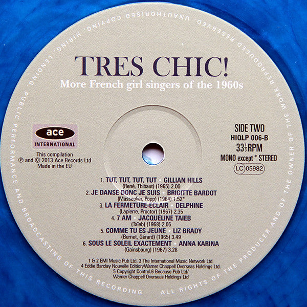 V.A. (60’s フレンチ・ガールズ・コンピ)- Tres Chic! (UK-EU 限定リリース180g「ブルーVINYL」LP/New)