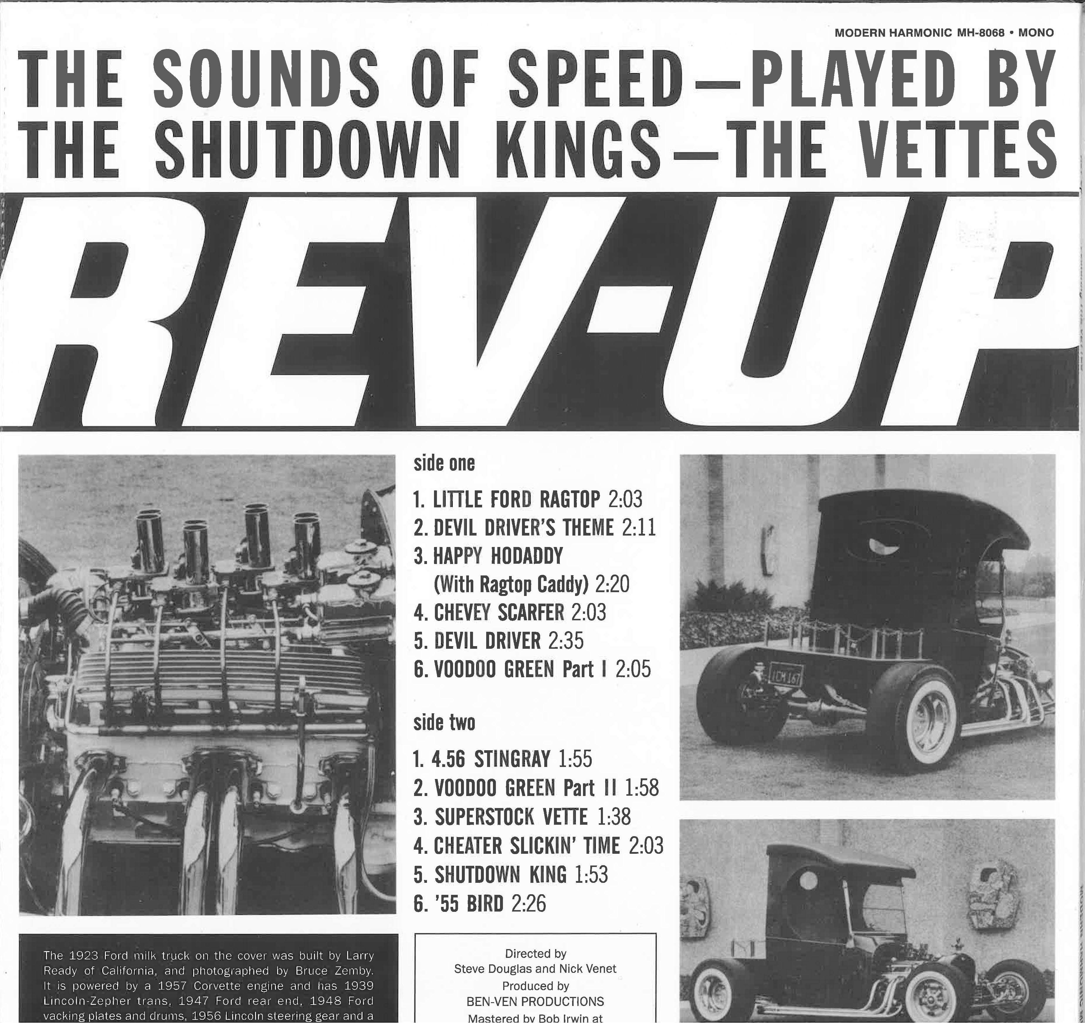 VETTES (ヴェッツ)  - Rev-Up (US Ltd.Reissue Blue Vinyl Mono LP/New)