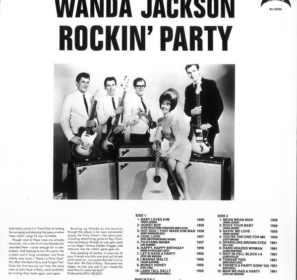 WANDA JACKSON (ワンダ・ジャクソン)  - Rockin’ Party (EU Limited LP/New)