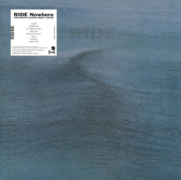RIDE (ライド)  - Nowhere (UK 限定復刻リマスター再発ブルー・ヴァイナル LP/NEW)