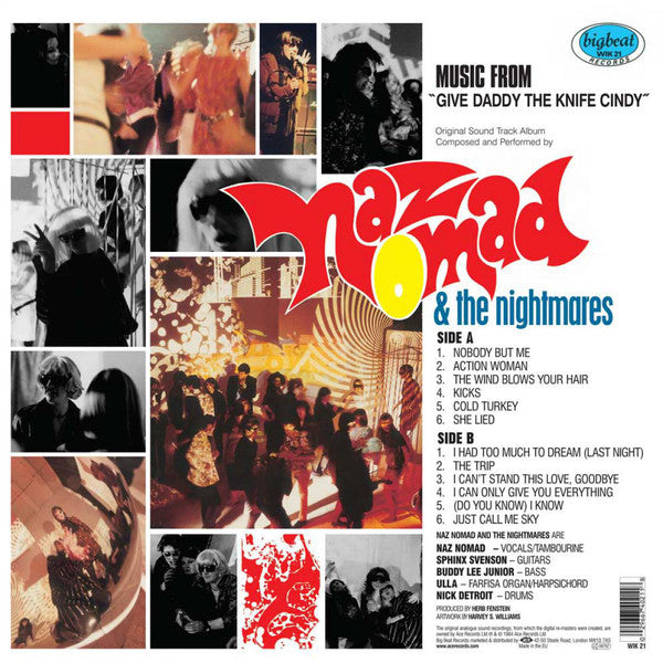 NAZ NOMAD AND THE NIGHTMARES (ナズ・ノーマッド・アンド・ザ・ナイトメアズ)  - Give Daddy The Knife Cindy (UK Ltd.Reissue LP / New)