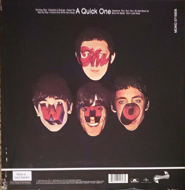 WHO    (フー)  - A Quick One (EU Ltd.Reissue Remastered 180g  Mono LP/New)
