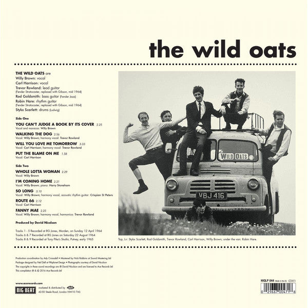 WILD OATS (ワイルド・オーツ)  - The WIld Oats (UK Limited 10 inch LP/New)