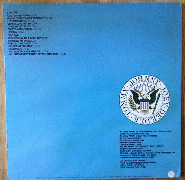 RAMONES (ラモーンズ) - Leave Home (US Ltd.Reissue 180g LP / New)