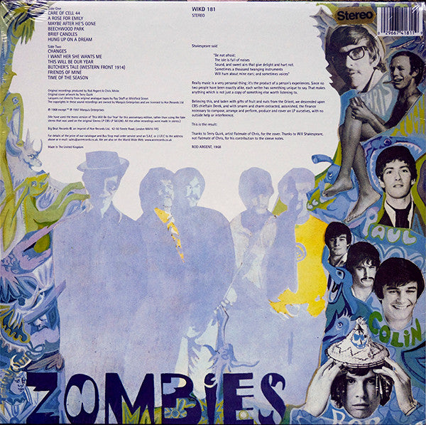 ZOMBIES (ゾンビーズ)  - Odessey And Oracle (UK 限定復刻再発ステレオ LP/New)