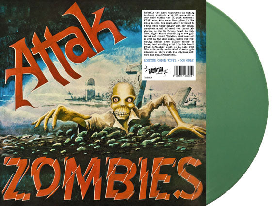 ATTAK (アタック) - Zombies (Italy 500枚限定再発グリーンヴァイナル LP/ New)