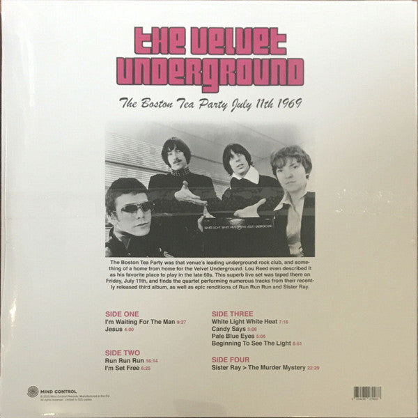 VELVET UNDERGROUND (ザ・ヴェルヴェット・アンダーグラウンド) - The Boston Tea Party July 11th 1969 (EU 500 Ltd.Reissue 2xLP/ New)