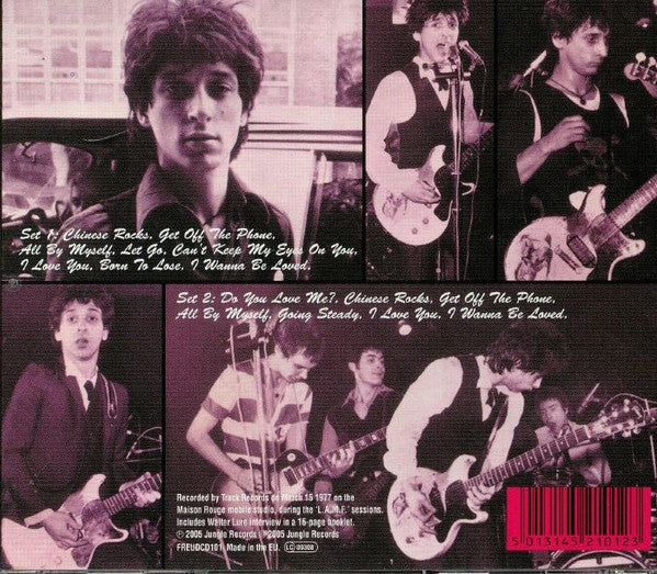 JOHNNY THUNDERS AND THE HEARTBREAKERS (ジョニー・サンダース & ザ・ハートブレイカーズ) - D.T.K. : Complete Live At The Speakeasy (UK Ltd.Reissue Red & White Vinyl LP / New)