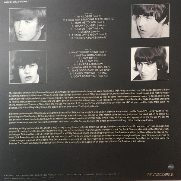 BEATLES (ビートルズ) - Don't Bother Me (UK 限定再発グリーン・ビニール LP / New)