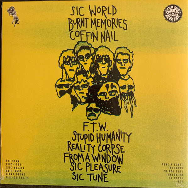 SCAM, THE (ザ・スキャム) - Sic World (US 400 Ltd.Reissue LP / New)