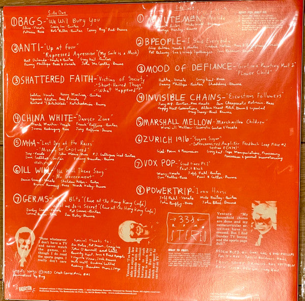V.A. - Life Is Beautiful So Why Not Eat Health Foods? (Italy Ltd.Reissue Orange Vinyl LP / New)