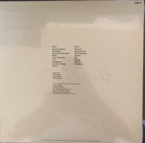 BLITZ, THE (ザ・ブリッツ) - Voice Of A Generation (US 900 Ltd.Reissue LP/ New)