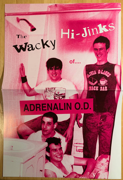 ADRENALIN O.D. (アドレナリン  O.D.) - The Wacky Hi-Jinks Of Adrenalin O.D. : Millennium Edition (US 1,000 Ltd.Reissue LP/ New)
