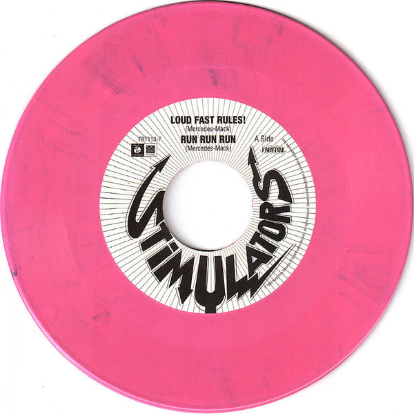 STIMULATORS (スティミュレイターズ ) - Loud Fast Rules! (US 1,500 Ltd.Reissue Pink Vinyl 7"/ New)