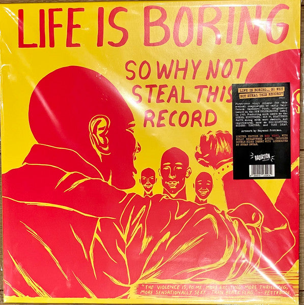 V.A. - Life Is Boring So Why Not Steal This Record (Italy Ltd.Reissue Red Vinyl LP / New)
