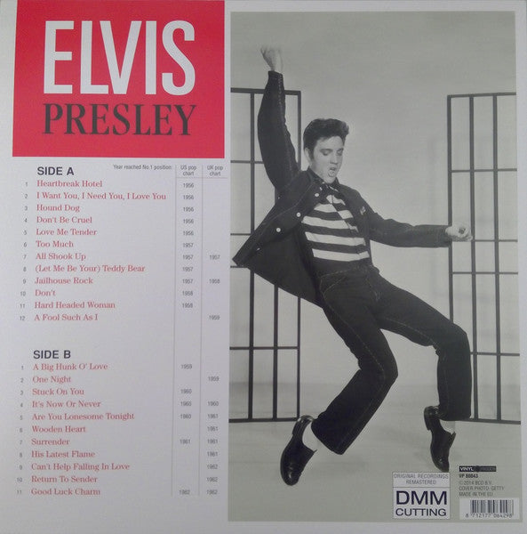 ELVIS PRESLEY (エルヴィス・プレスリー) - Number One Hits (EU Ltd