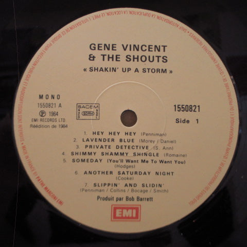 GENE VINCENT (ジーン・ヴィンセント)  - Shakin’ Up A Storm (France '84 Re LP)