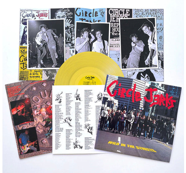 CIRCLE JERKS (サークル・ジャークス) - Wild In The Streets : 40th Anniversary Edition (US 2,000枚限定再発イエローヴァイナル LP+ブックレット/ New)