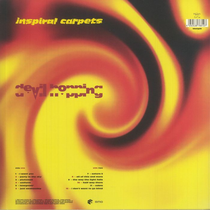 INSPIRAL CARPETS (インスパイラル・カーペッツ)  - Devil Hopping (EU 限定復刻再発レッドヴァイナル LP/NEW)