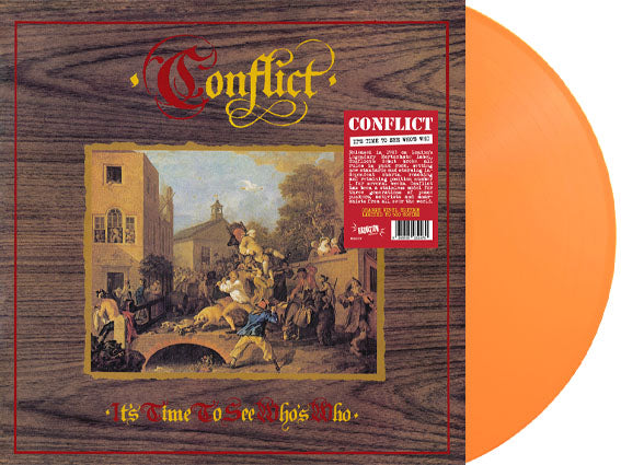 CONFLICT (コンフリクト) - It's Time To See Who's Who (Italy 500枚限定再発オレンジヴァイナル LP/ New)