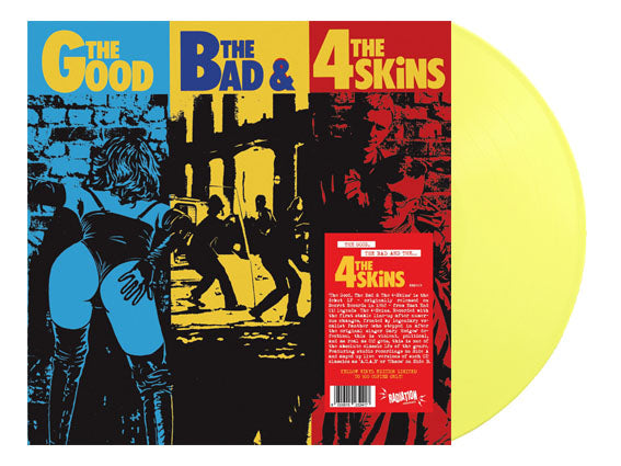 4 SKINS, THE (ザ・フォー・スキンズ) - The Good, The Bad & The 4 Skins (Italy 限定再発イエローヴァイナル LP/ New)